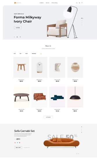 Thiết kế website nội thất giá rẻ